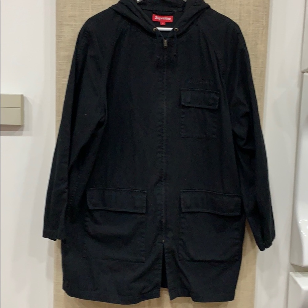 - Supreme hoodie parka
